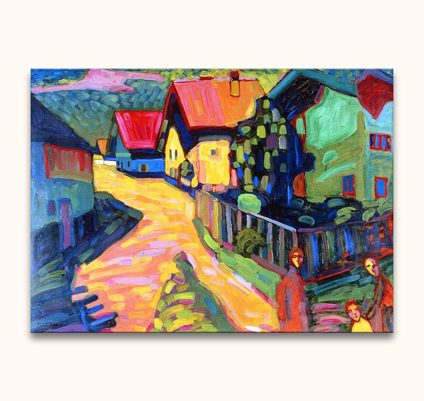 Wassily Kandinsky - Dorfstraße – degrootmeesters.com