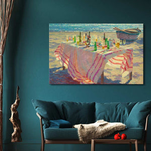 Inspiratie voor een galerijwand met schilderijen in jouw interieur