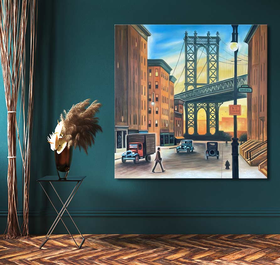 Inspiratie voor een galerijwand met schilderijen in jouw interieur
