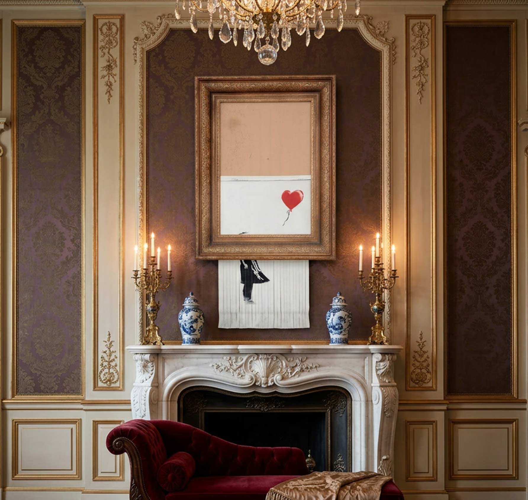 Banksy – Love is in the Bin (exakte Unikat-Replika)