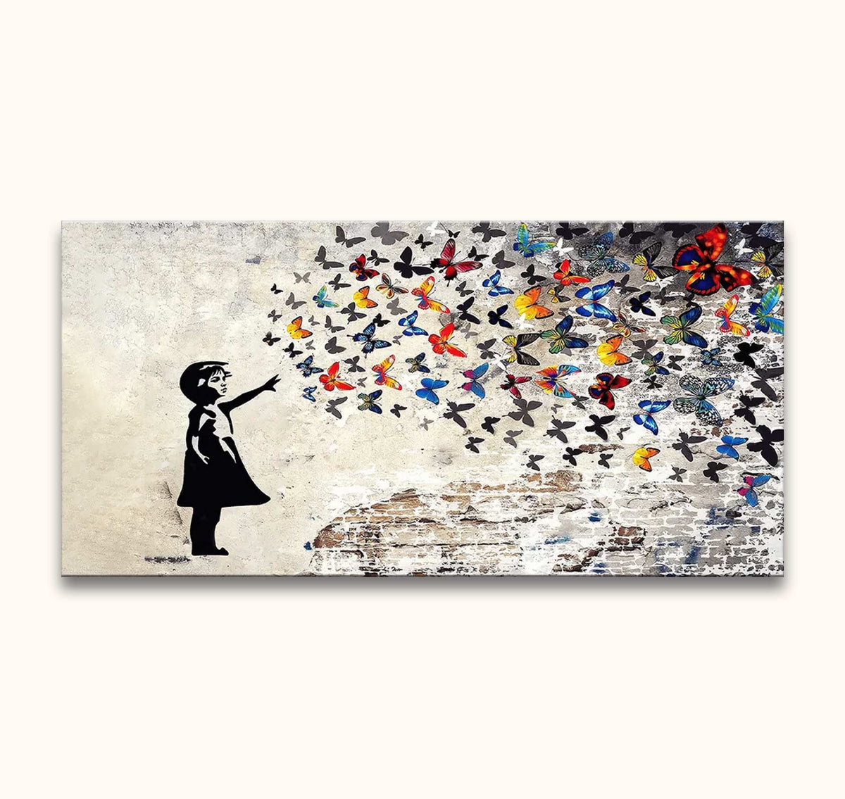 Banksy - Flying Butterflies