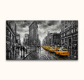 New York Taxis - Öl auf Leinwand