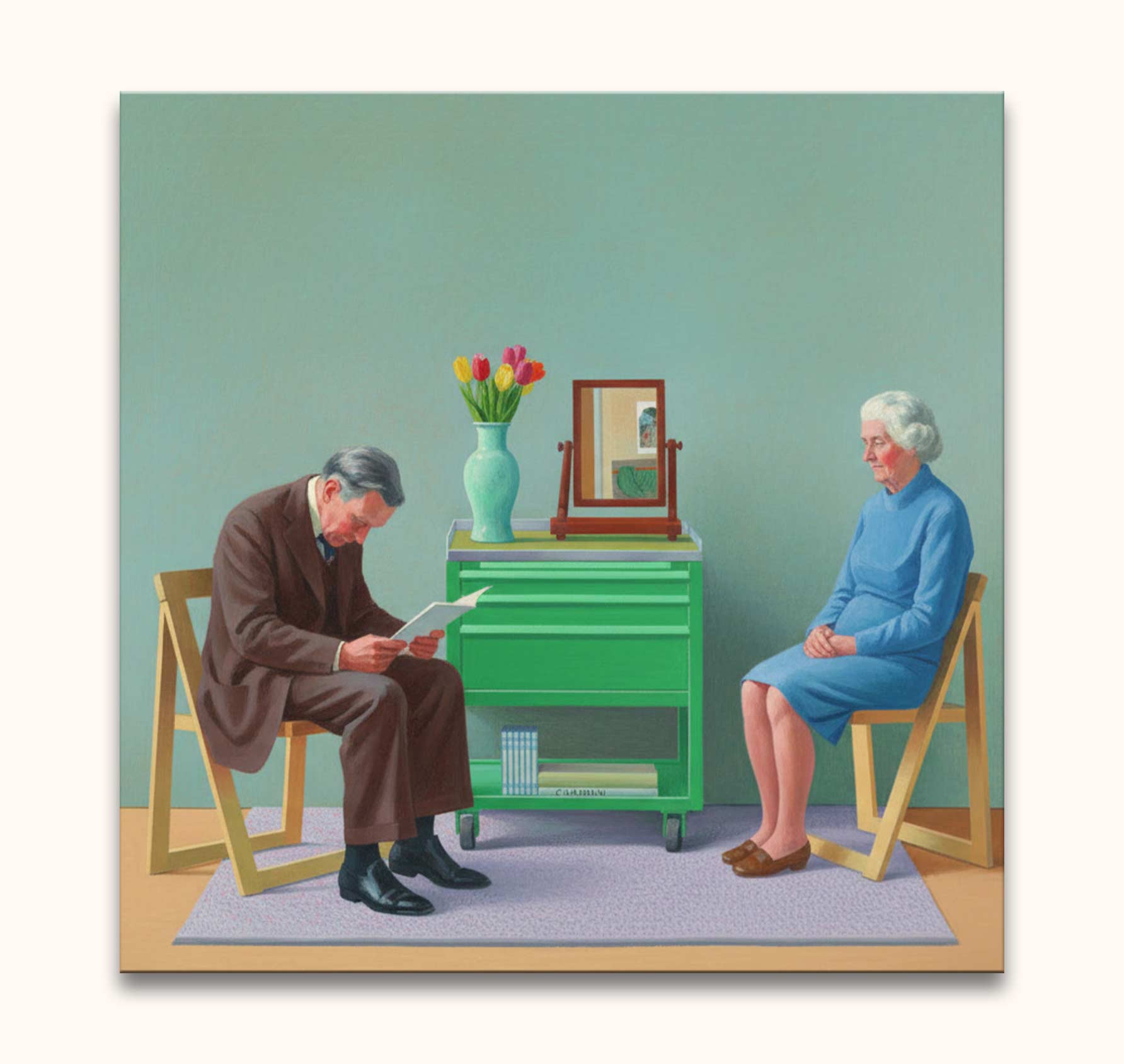 David Hockney Signatur – Meine Eltern