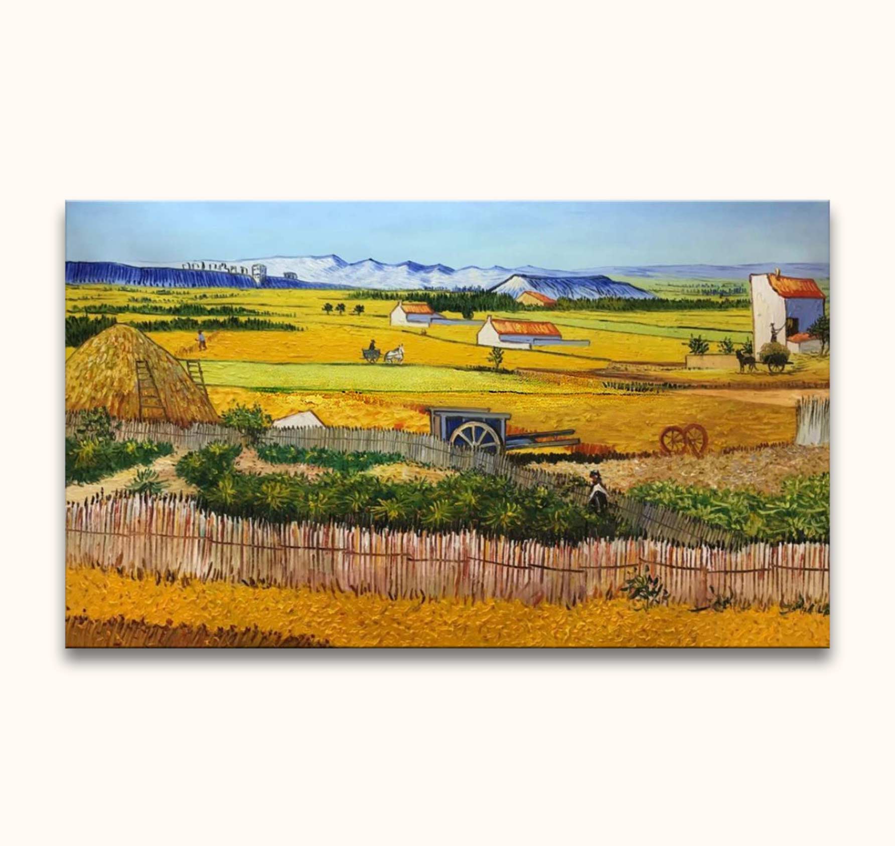 Verger avec cyprès (1888) von Vincent Van Gogh Fine Art Print, Kunstdruck, Poster, Giclee Druck