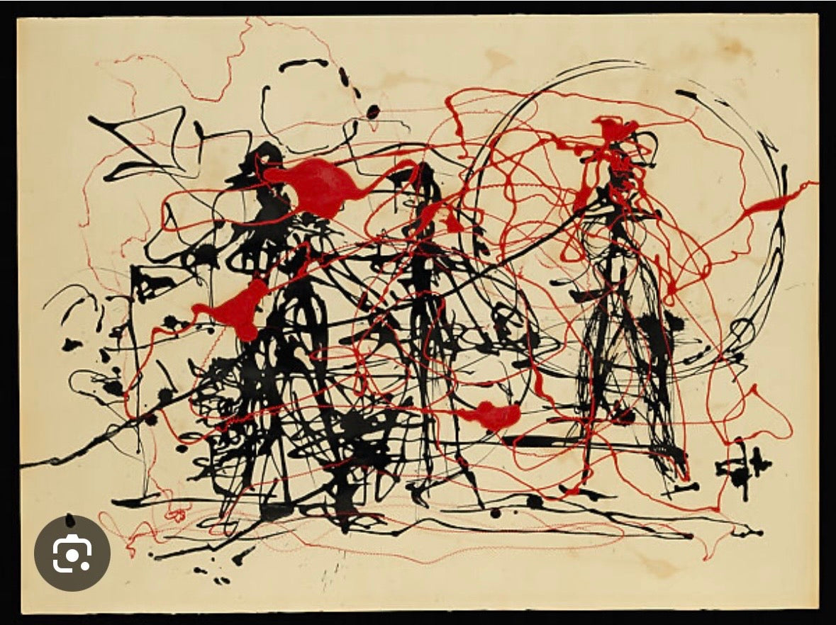 Handgemaltes Gemälde 'brockerage' (100x80cm)