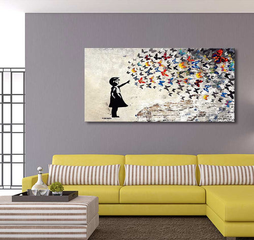 Banksy - Fliegende Schmetterlinge