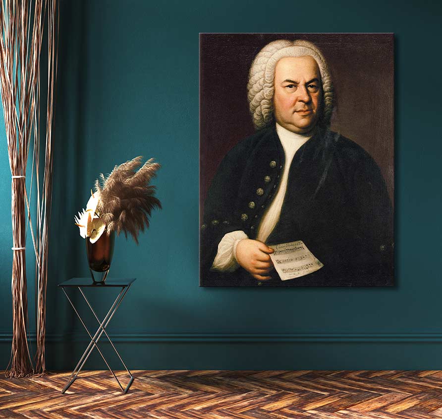 Elias Gottlieb Haussmann - Johann Sebastian Bach