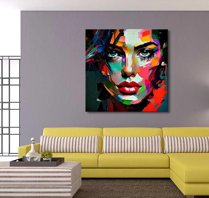 Françoise Nielly Signatur – Staring Lady