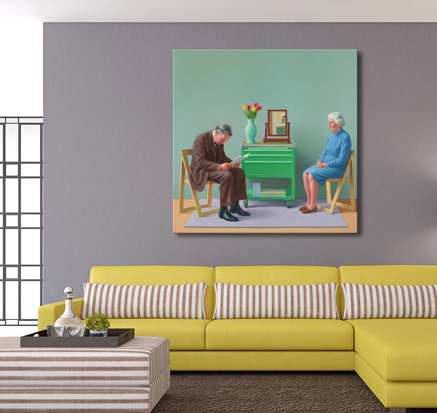 David Hockney Signatur – Meine Eltern