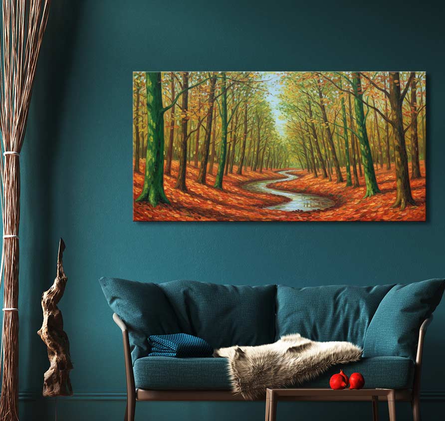 David Hockney Signatur – Woldgate Woods