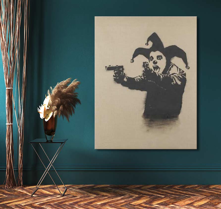 Banksy – Insane Clown – degrootmeesters.com